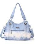 Tie-Dye Washed Finish Weekend Hobo Bag
