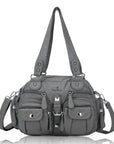 Vintage Y2k Multi-Pocket Shoulder Bag