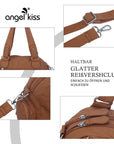 Vintage Y2k Multi-Pocket Shoulder Bag