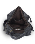 Convertible Denim Twin-Pocket Backpack