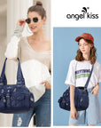 Vintage Y2k Multi-Pocket Shoulder Bag
