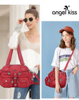 Vintage Y2k Multi-Pocket Shoulder Bag