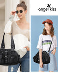 Vintage Y2k Multi-Pocket Shoulder Bag