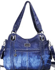 Tie-Dye Washed Finish Weekend Hobo Bag