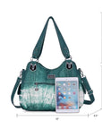 Tie-Dye Washed Finish Weekend Hobo Bag