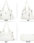 Angel Kiss Ladies roomy washed handbag-Angelkiss Bag