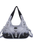 Tie-Dye Large-Capacity Hobo Shoulder Bag