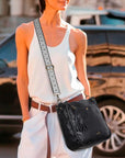 Boho Woven-Strap Tassel Shoulder & Crossbody Bag