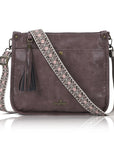 Boho Woven-Strap Tassel Shoulder & Crossbody Bag