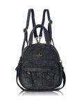 Convertible Denim Mini Backpack Purse
