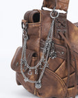Vintage Grunge Bag Chain with Angelkiss Letter Charms