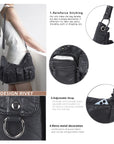 Multi-Pocket Underarm Shoulder Tote Bag