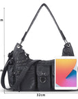 Multi-Pocket Underarm Shoulder Tote Bag