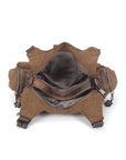 Relaxed Multi-Pocket Hobo Shoulder Bag
