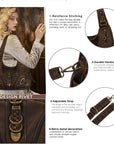Hobo style retro shoulder purse-Angelkiss Bag