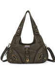 Hobo style retro shoulder purse-Angelkiss Bag