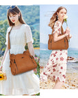 Angel Kiss Ladies solid color vintage handbag-Angelkiss Bag
