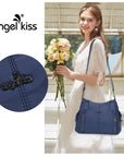Angel Kiss Ladies solid color vintage handbag-Angelkiss Bag