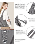 Hobo Shoulder Handbag Purse-Angelkiss Bag