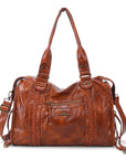 Vintage Large-Capacity Multi-Pocket Shoulder Tote Bag