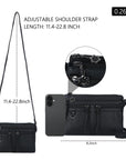 Lightweight Multi-Pocket Mini Shoulder Bag