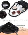 Lightweight Multi-Pocket Mini Shoulder Bag