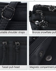 Lightweight Multi-Pocket Mini Shoulder Bag