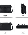 Lightweight Multi-Pocket Mini Shoulder Bag