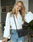 Lightweight Multi-Pocket Mini Shoulder Bag