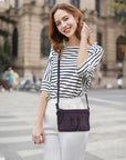 Lightweight Multi-Pocket Mini Shoulder Bag