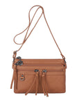Lightweight Multi-Pocket Mini Shoulder Bag