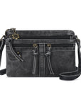 Lightweight Multi-Pocket Mini Shoulder Bag