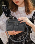 Lightweight Multi-Pocket Mini Shoulder Bag