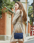 Lightweight Multi-Pocket Mini Shoulder Bag