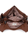 Vintage Studded Multi-Pocket Slouchy Tote Shoulder Bag