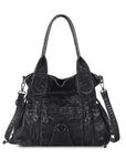 Vintage Multi-Pocket Organiser Shoulder Bag