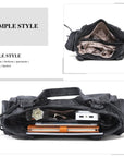 Washed Curved-Panel Slouchy Hobo Shoulder Bag