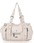 Vintage Multi-Pocket Bowling Shoulder Bag