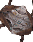 Vintage Multi-Pocket PU Bowling Shoulder Bag