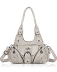 Vintage Multi-Pocket Hobo Bag for Women