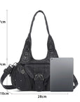 Vintage Multi-Pocket Hobo Bag for Women
