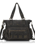 Large Multi-Pocket Shoulder Bag for Campus & Office