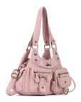 Vintage Y2K Utility Multi-Pocket Hobo Shoulder Bag