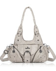 Y2K Ring-Detail East-West Shoulder & Crossbody Bag