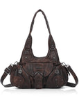 Y2K Ring-Detail East-West Shoulder & Crossbody Bag
