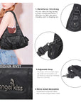 Y2K Ring-Detail East-West Shoulder & Crossbody Bag