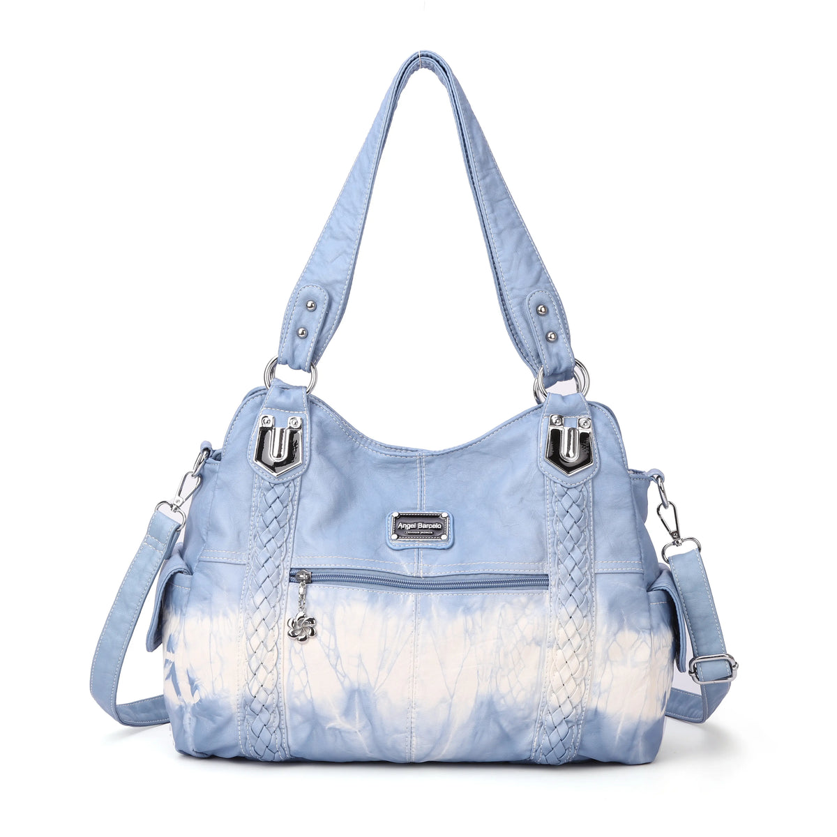 Tie-Dye Washed Finish Weekend Hobo Bag