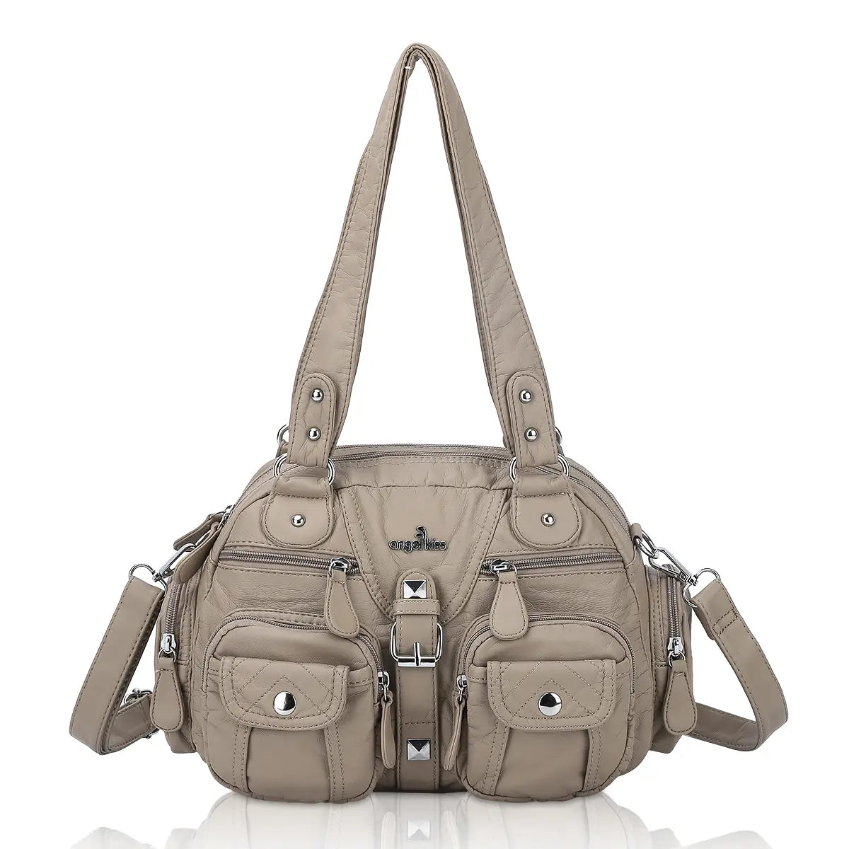 Vintage Y2k Multi-Pocket Shoulder Bag