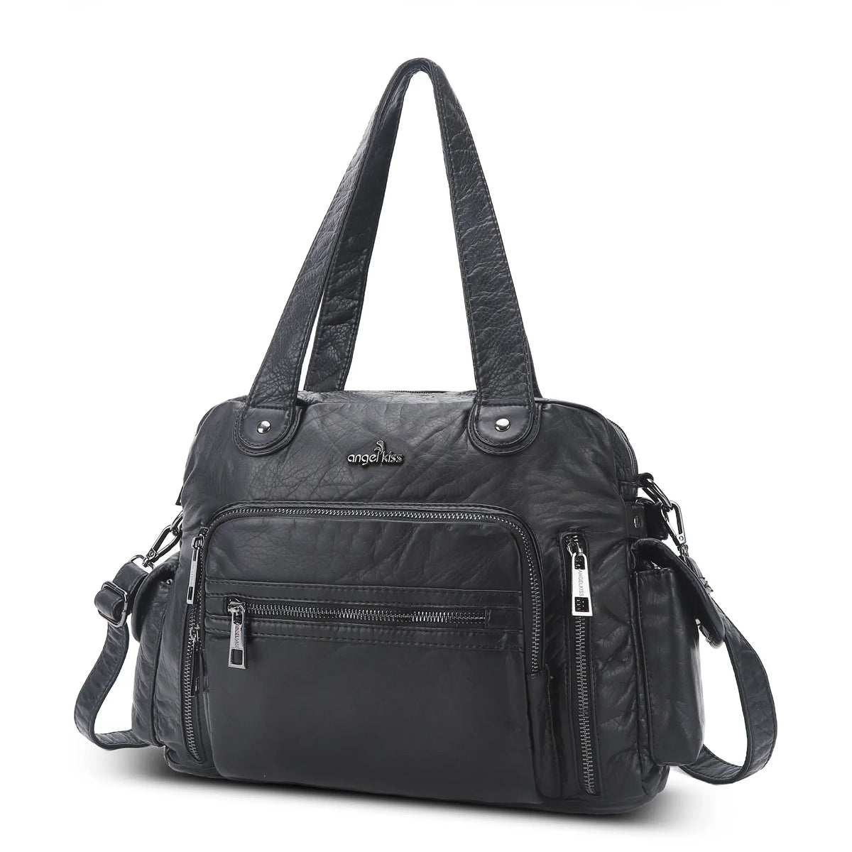 East-West Utility Shoulder Tote Bag with Adjustable Strap