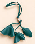Sculptural Flower Bag Charm for a Colourful Finishing Touch